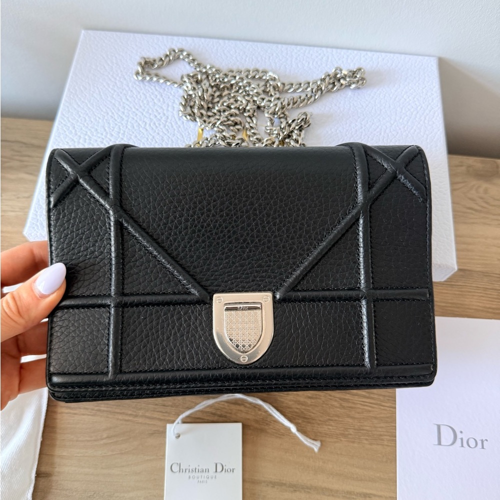 Christian Dior Diora Chain Pouch Calfskin - Picture 3 of 10